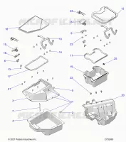 DELANTERA CAJA DE ALMACENAMIENTO