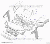 CAPUCHA AND FRONT FENDERS