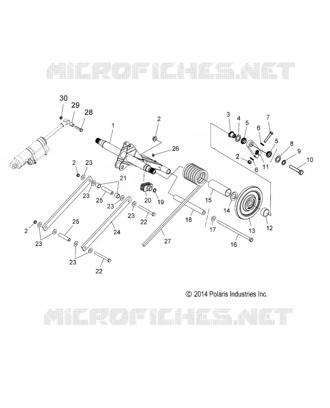 SUSPENSION, TRASERO ARM PAR