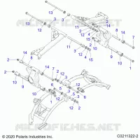SUSPENSION TRASERA CONTROL ARM MOUNTING