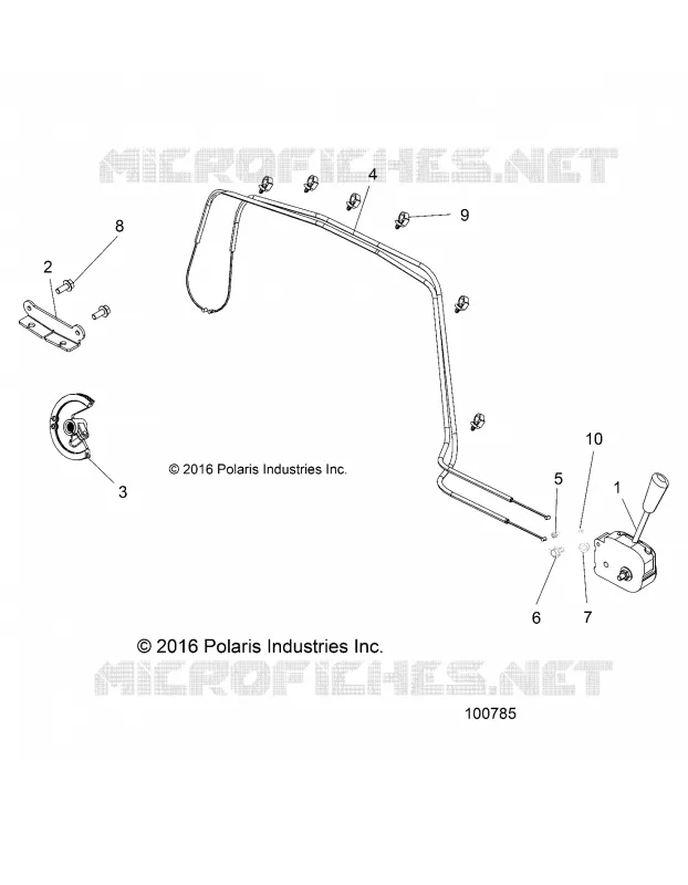 TREN, SHIFT LEVER