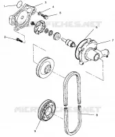 BOMBA DE AGUA XLT 0940767, XLT SP 0940667   XLT SKS 0940567 (4925022502036A)