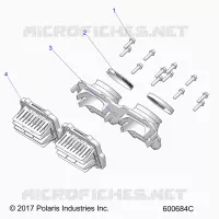 ENGINE, REED VALVE AND CUERPO DE MARIPOSA ADAPTOR