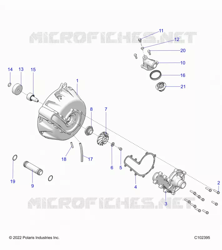 ENGINE, SISTEMA DE REFRIGERACIÃ“N AND WATER PUMP