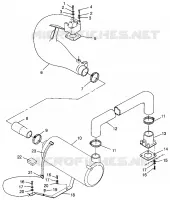 SISTEMA DE ESCAPE SLT 780 B964588 and  Intl. SLT 780 I964588 (4935683568B004)
