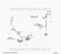 ELECTRICA, WIRE HARNESS, HOOD, ELEC. START