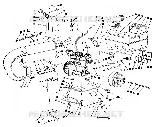 MONTAJE DEL MOTOR (400) (4910941094021A)