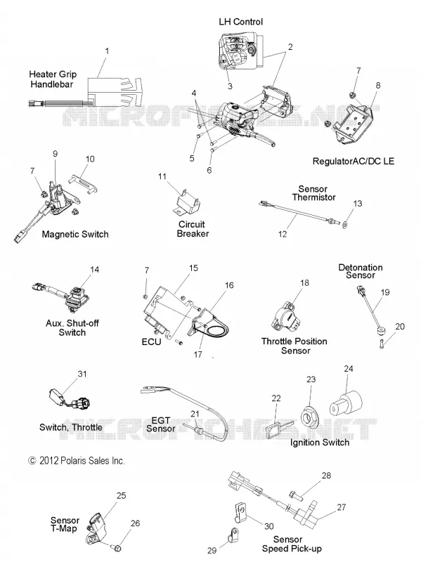 ELECTRICA, SWITCHES, SENSORS AND COMPONENTS