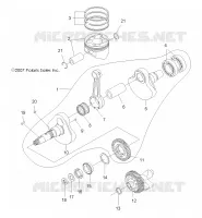 MOTOR, CIGUEÑAL AND PISTÓN