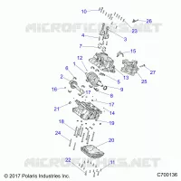 ENGINE, CRANKCASE AND CIGUEÑAL