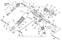 TRASERO ARM PAR ULTRA TOURING 0975378 and EUROPEAN ULTRA TOURING E975378 (4938133813C004)