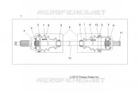 TREN, FRONT HALF SHAFT