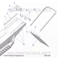 CHASIS, REAR ASM.