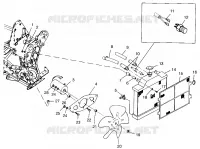SISTEMA DE REFRIGERACIÓN Scrambler 400L W97BC38C (4939893989A010)