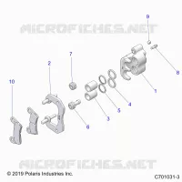 BRAKES, PINZA TRASERA
