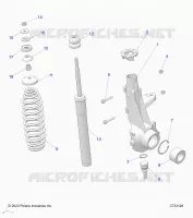 SUSPENSION, PUNTAL DELANTERO