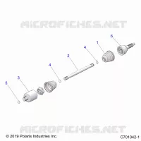 DRIVE TRAIN, HALF EJE TRASERO