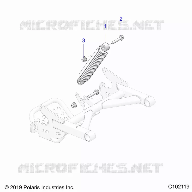 SUSPENSION TRASERA SHOCK