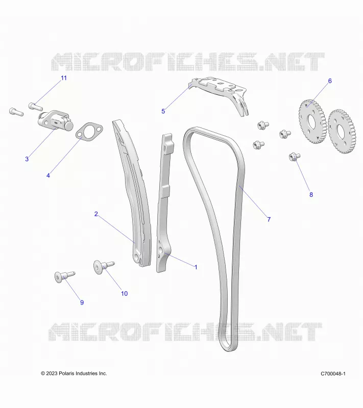 LA CADENA DE LEVAS AND TENSIONER