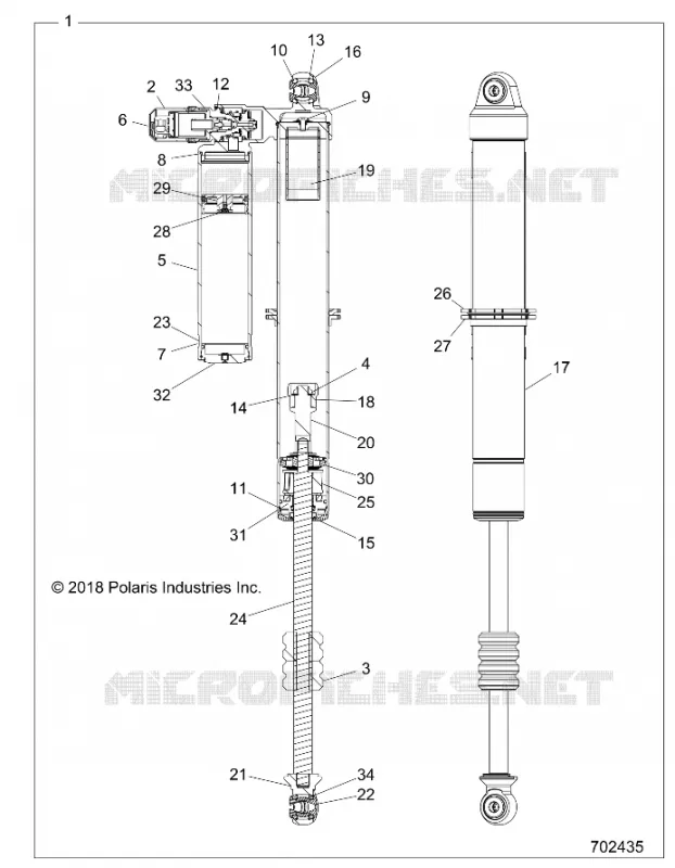 SUSPENSION TRASERA SHOCK INTERNALS {FROM 11/27/2017]