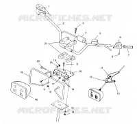 MANILLAR y la linterna ASSEMBLY Scrambler W957840 (4927252725B008)