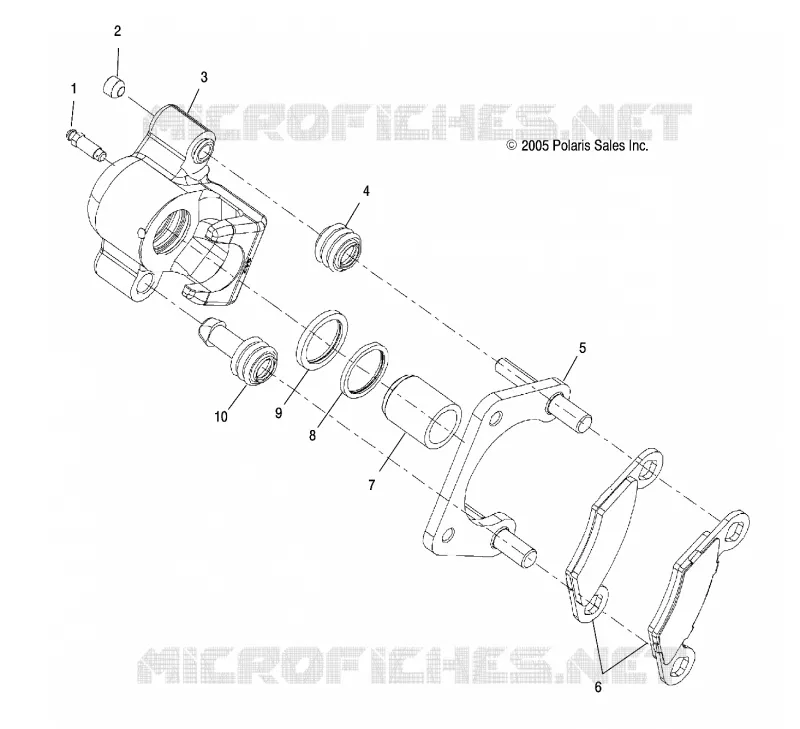 BRAKES, PINZA FRENO TRASEIRA
