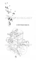 MOTOR, INYECTOR DE COMBUSTIBLE