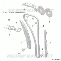 LA CADENA DE LEVAS AND TENSIONER