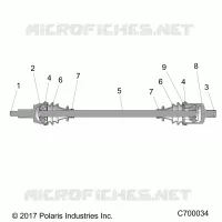 TREN, FRONT HALF SHAFT