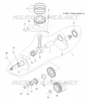 MOTOR, CIGUEÑAL AND PISTÓN