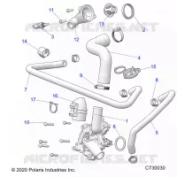 MOTOR, WATERPUMP AND BYPASS