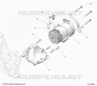 MOTOR, HVAC COMPRESSOR