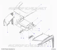 CAPUCHA AND FRONT FENDERS