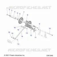 SUSPENSION, TRASERO ARM PAR