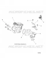 ENGINE, CUERPO DE MARIPOSA AND FUEL RAIL