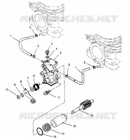 BOMBA DE ACEITE WIDETRAK GT 0962061 and EUROPEAN WIDETRAK GT E962061 (4931623162C013)