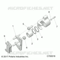 FRENO TRASERO CALIPER
