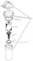 COMBUSTIBLE / SEPARADOR DE AGUA SLT 780 B964588 and  Intl. SLT 780 I964588 (4935683568C009)