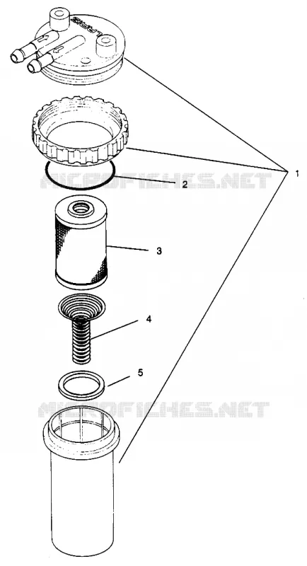 COMBUSTIBLE / SEPARADOR DE AGUA SLT 780 B964588 and  Intl. SLT 780 I964588 (4935683568C009)