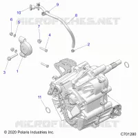 TREN, MAIN GEARCASE MOUNTING