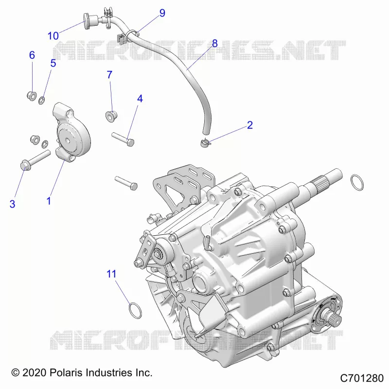 TREN, MAIN GEARCASE MOUNTING
