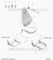 ASIENTO (PASSENGER) AND SEAT BELT MOUNTING