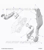 TREN, CLUTCH COVER DUCTING