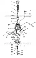 CARBURADOR XLT E940767,  XLT SP E940667    XLT SKS E940567 (49274227420036)