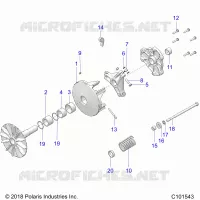 TREN, PRIMARY CLUTCH