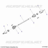 DRIVE TRAIN, DRIVE EJE TRASERO