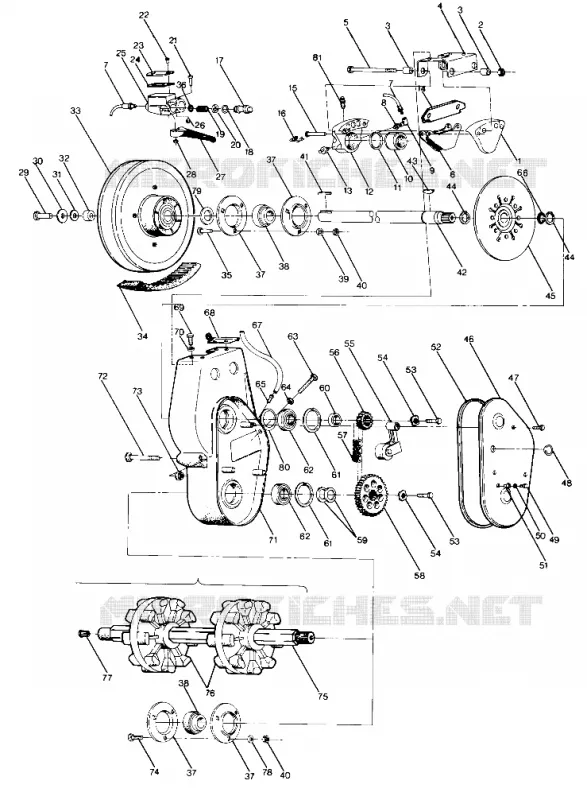 FRENO Y CADENACASE SPORT, TRAIL, 400 AND 600 (4912701270011A)