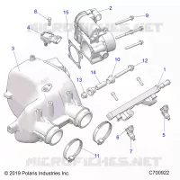 ENGINE, TOMA DE AIRE MANIFOLD