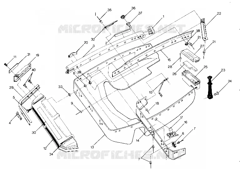 NOSE PAN 400, 500, 500 Classic and 650 Updated 10/88 (4915411541007A)