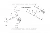 MOTOR, CARBURADOR MOUNTING AND BOMBA DE COMBUSTIBLE/LINES